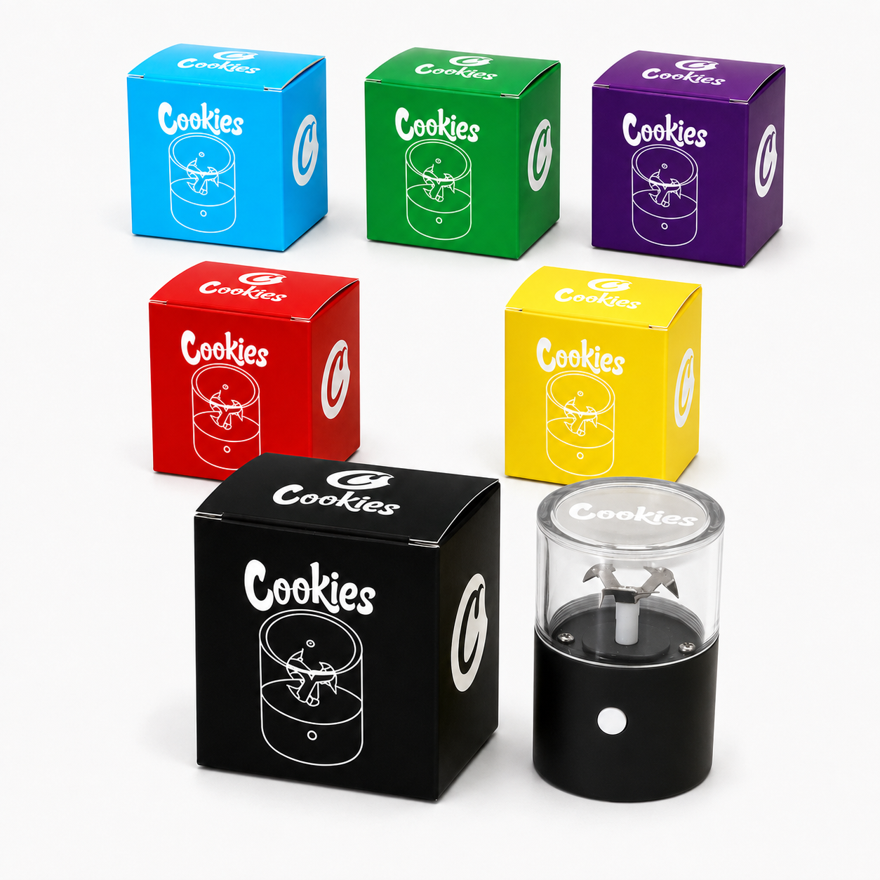 Cookies Electric Grinder – Black with Color Options