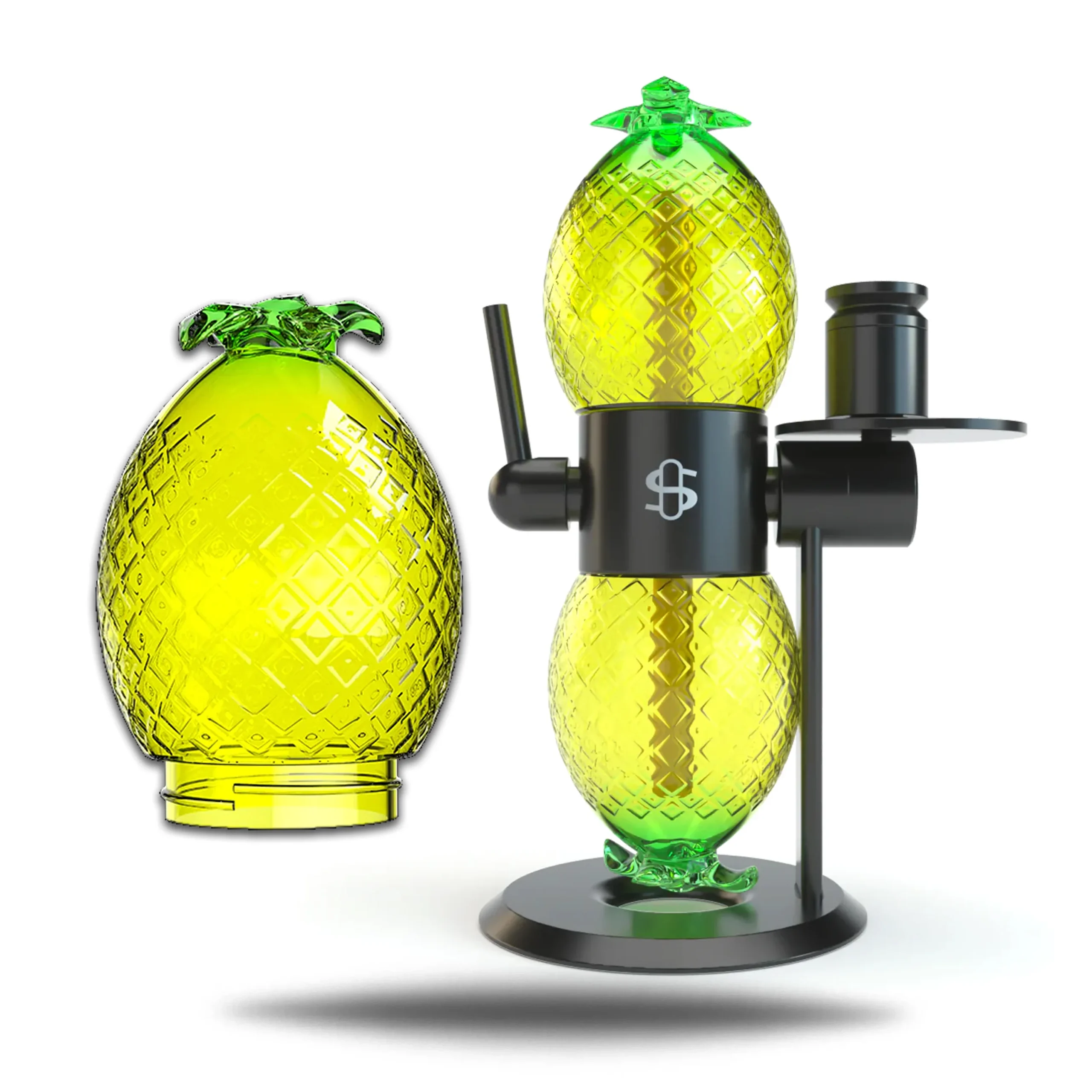 stunsenglass glass pineapple gravity infuser