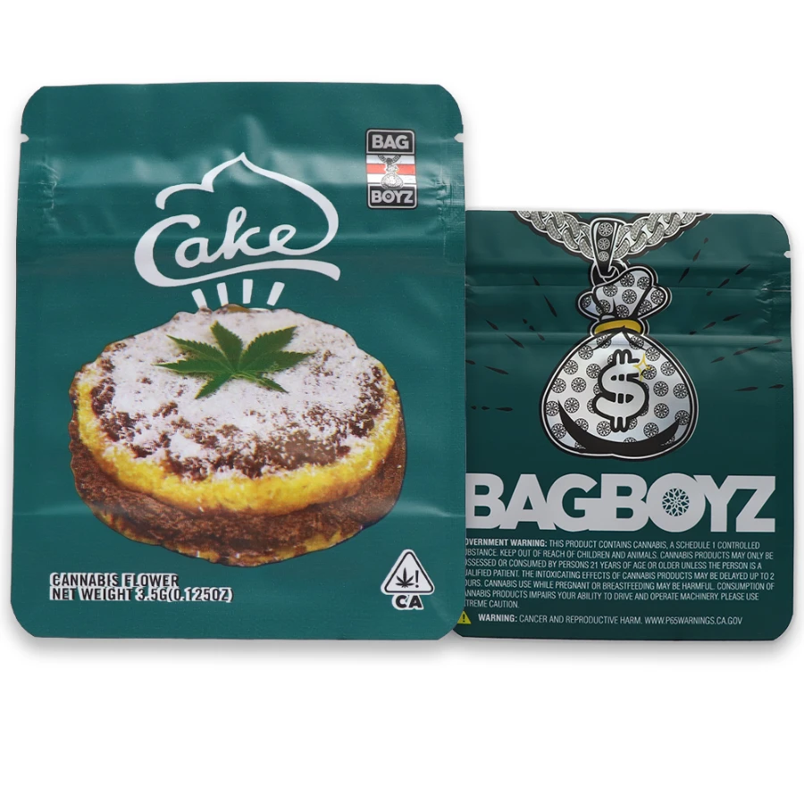 BAGBOYZ CAKE Mylar Bag Zip Lock
