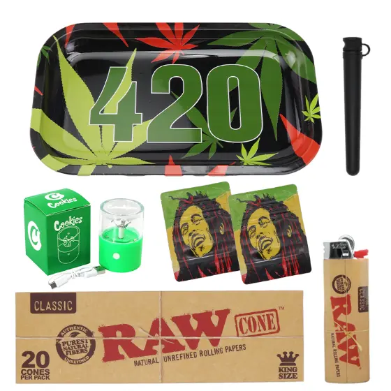 Rolling Tray Raw Classic Rolling Paper Bundle