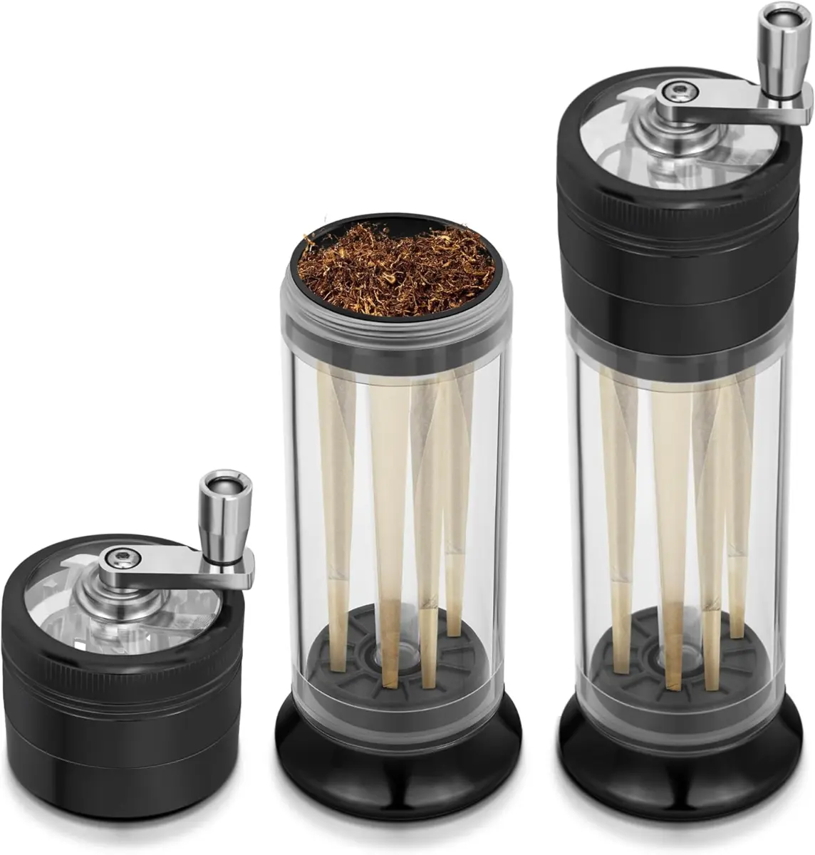 3 in1 Grinder Cone Filler storage