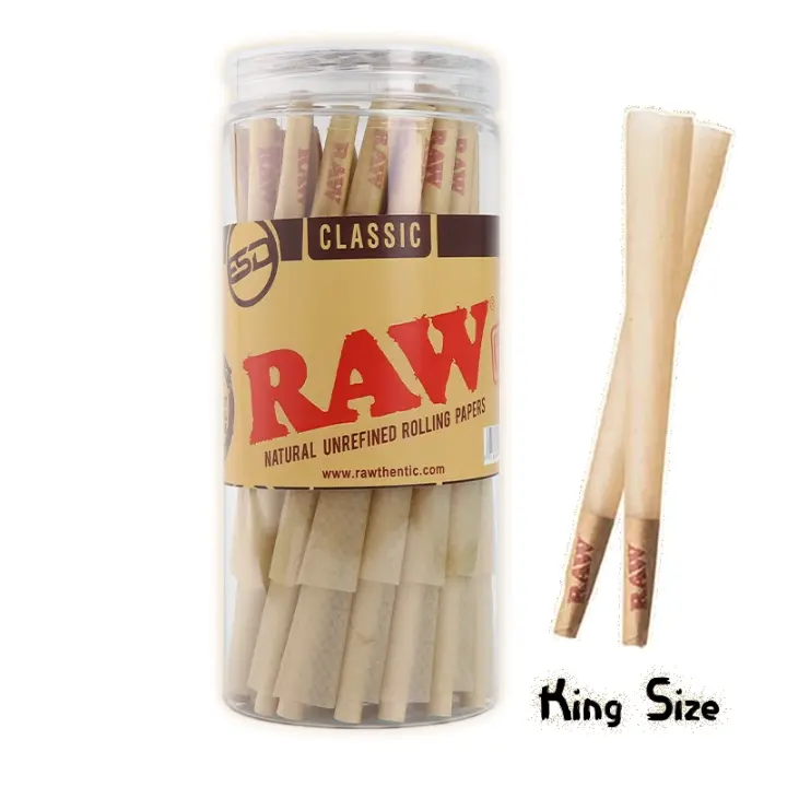 Raw Classic Rolling Paper Jar 50 Count