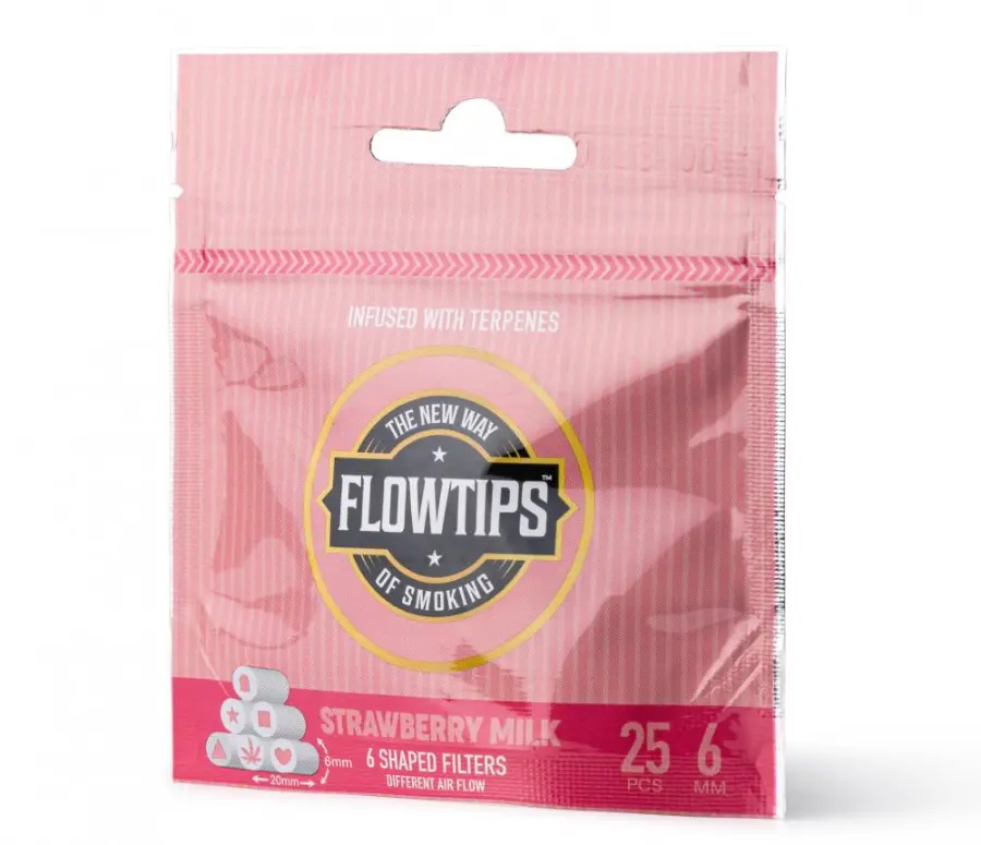 FLOWTIPS King Louis Terpene Filter Tips strawberry Milk